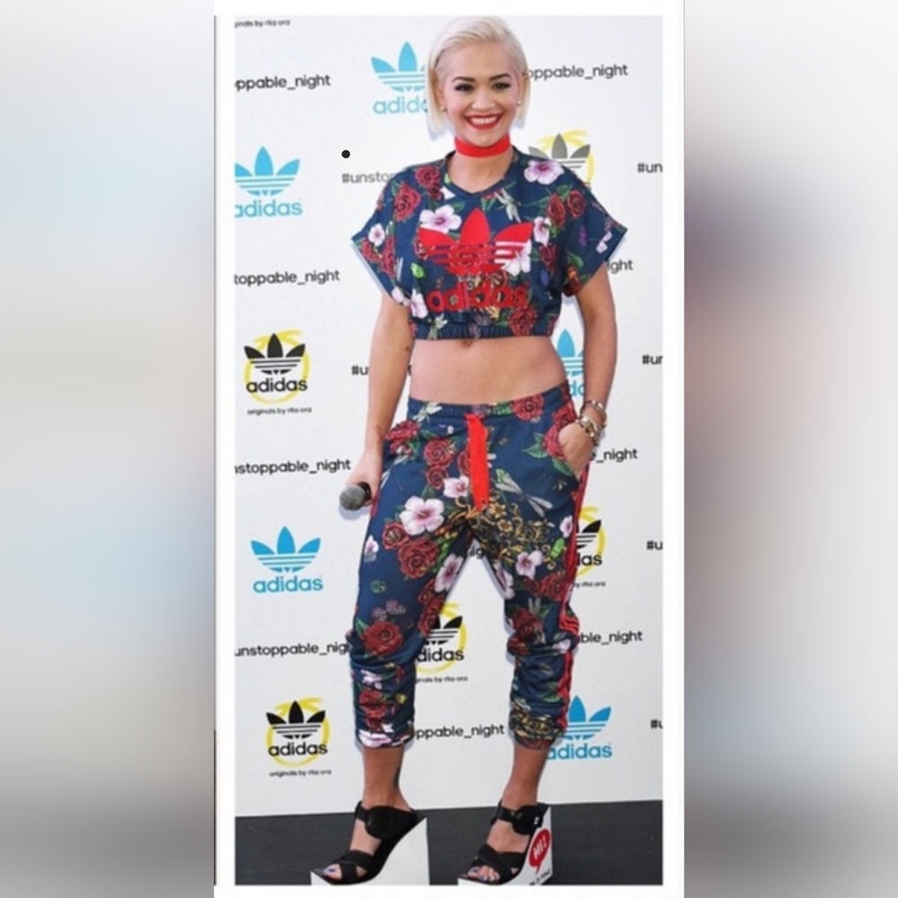 Adidas Originals Rita Ora Roses & Spray Packs 2 Piece Set Size Medium
